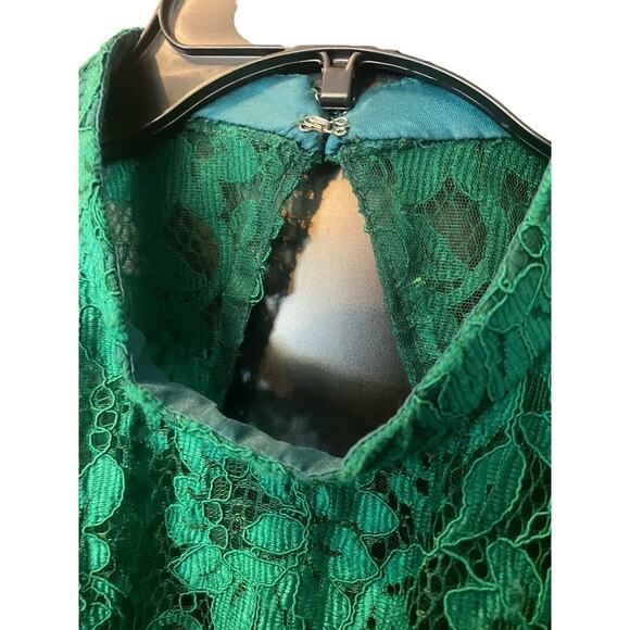 Prom Green Size 10 A Line Gown by Clarisse Nwt Wedding - Picture 5 of 9